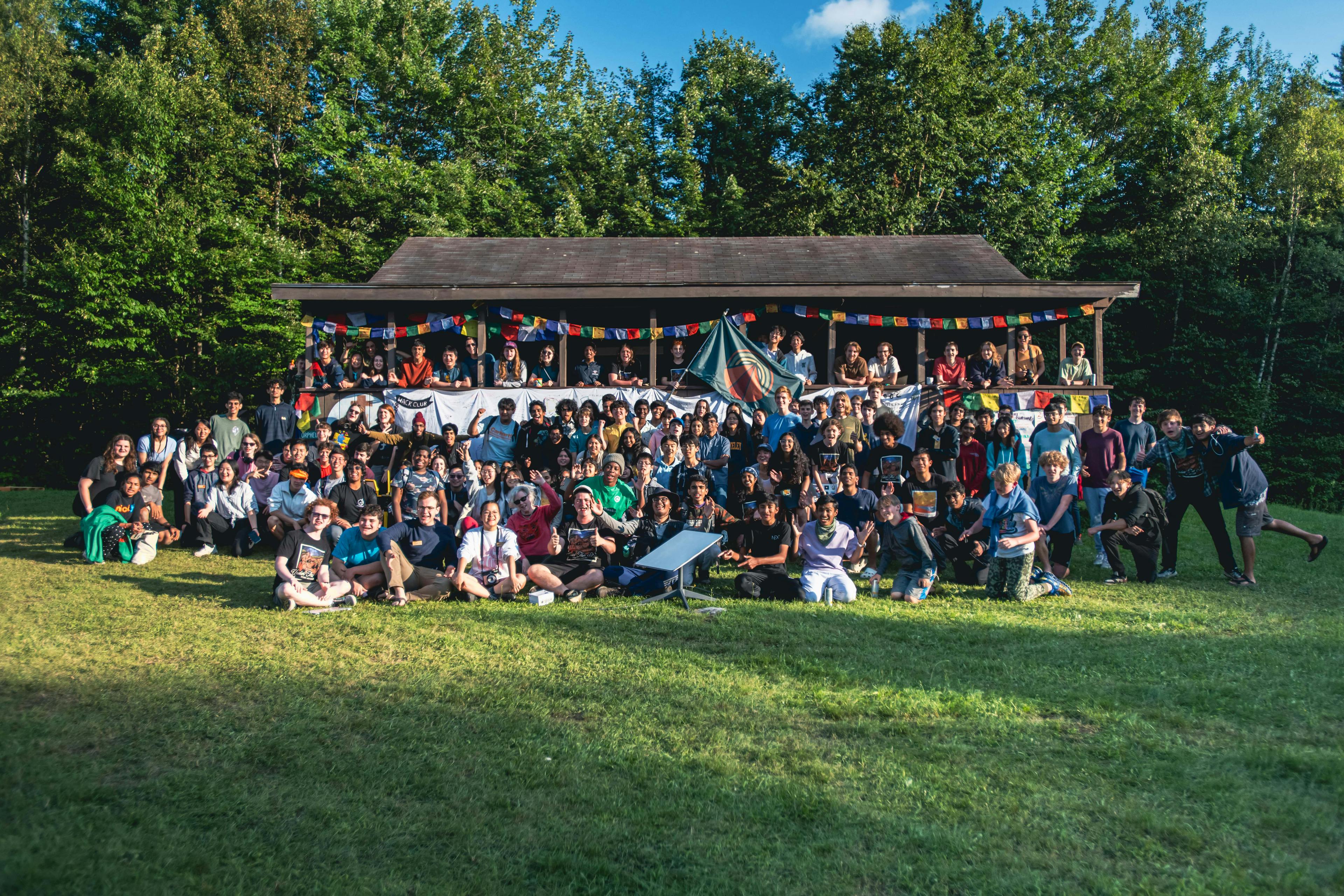 Hack Clubbers gather in the great outdoors of Cabot, VT, for an experience unlike any other: Outernet. 📸 Photo by Matt Gleich, Hack Clubber in NH!
